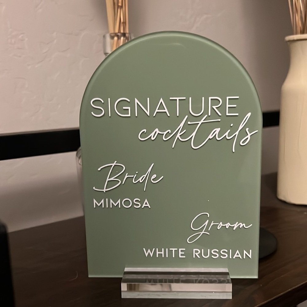 Wedding Bar Sign - Picture 3 of 3
